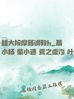 粗大按摩器调教h